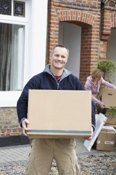 Person using accessible website features for Man With Van Belmont