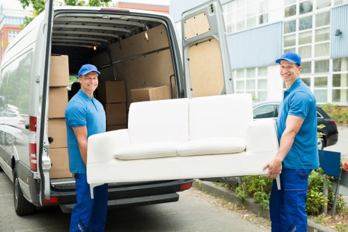 Moving van service for Belmont homes and local relocations