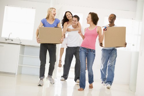 Local man with a van service helping with residential moves in Belmont