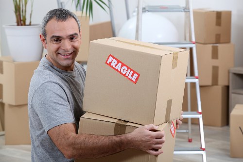 Cubic-yard rate example for a Belmont house move