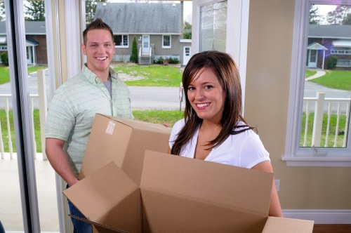 Local house removalists helping with a residential move in Belmont