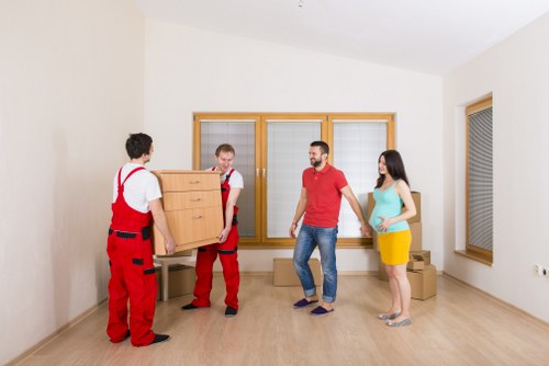 Belmont man with van service loading household items securely